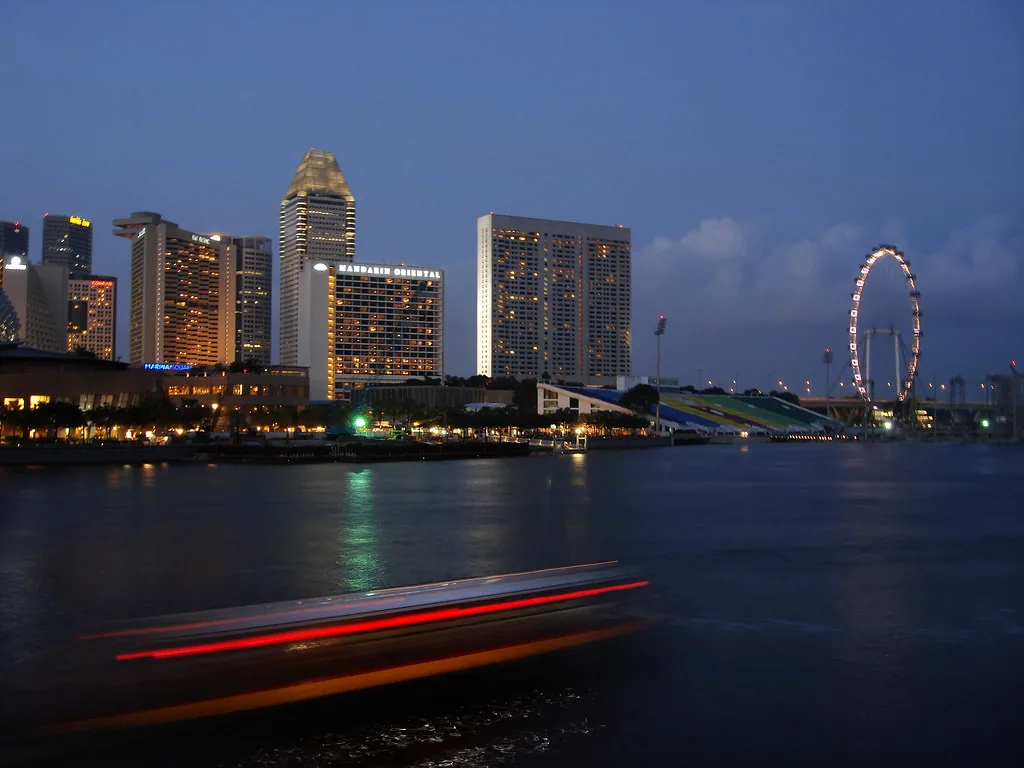 night sky stars over city skyline