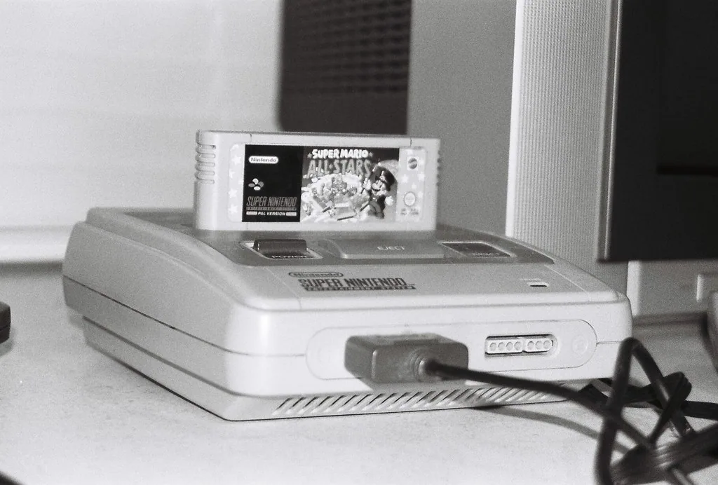 F-Zero SNES Mode 7 racing screenshot