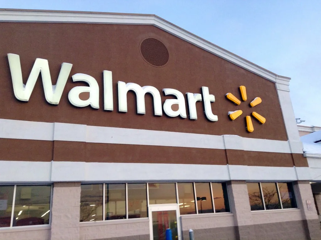 walmart storefront exterior sign