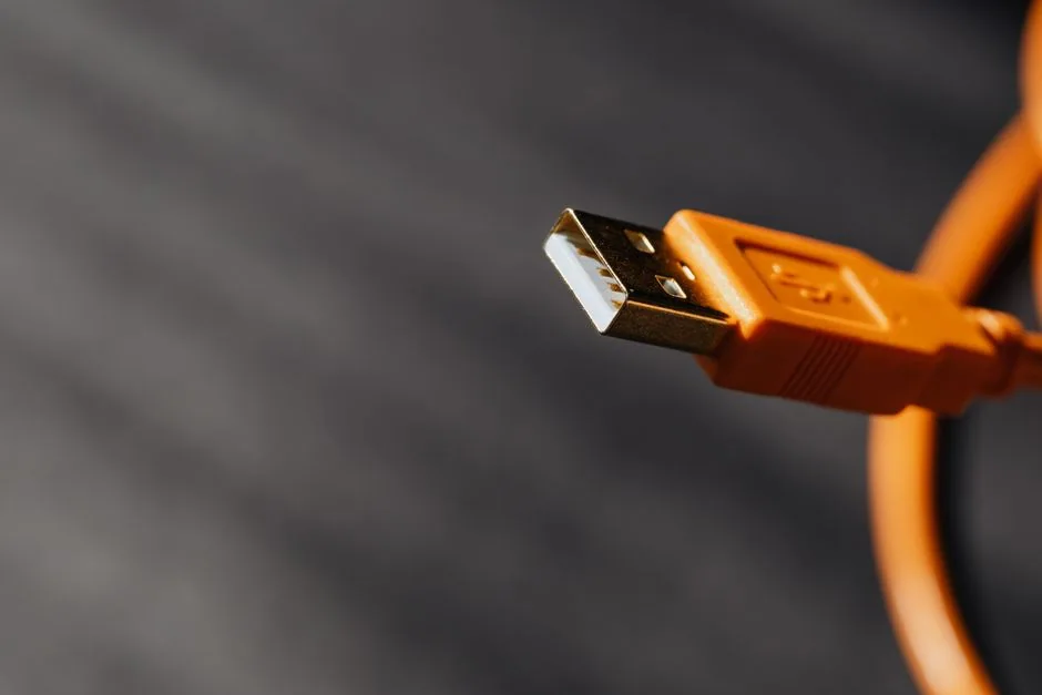 A USB cable connector