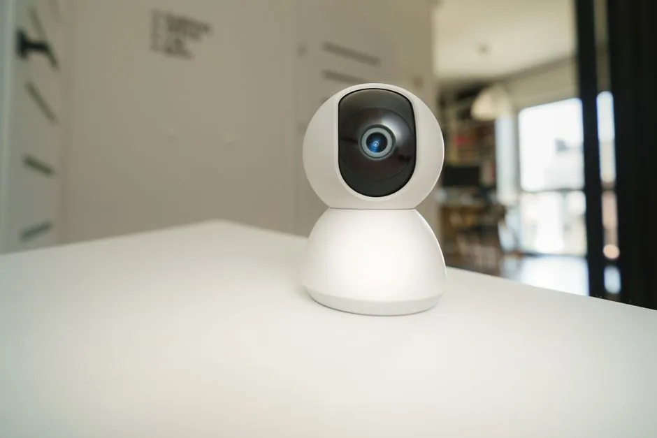 surveillance camera close-up