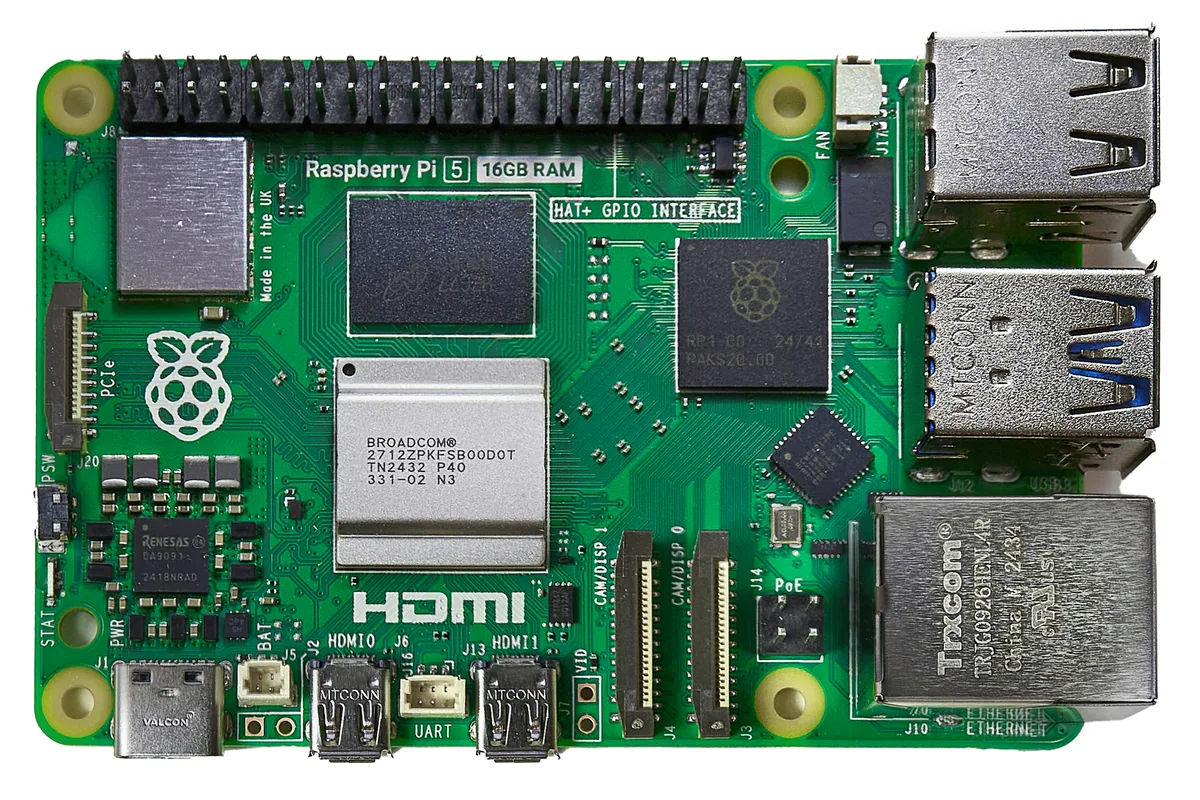 Raspberry Pi 5 circuit board