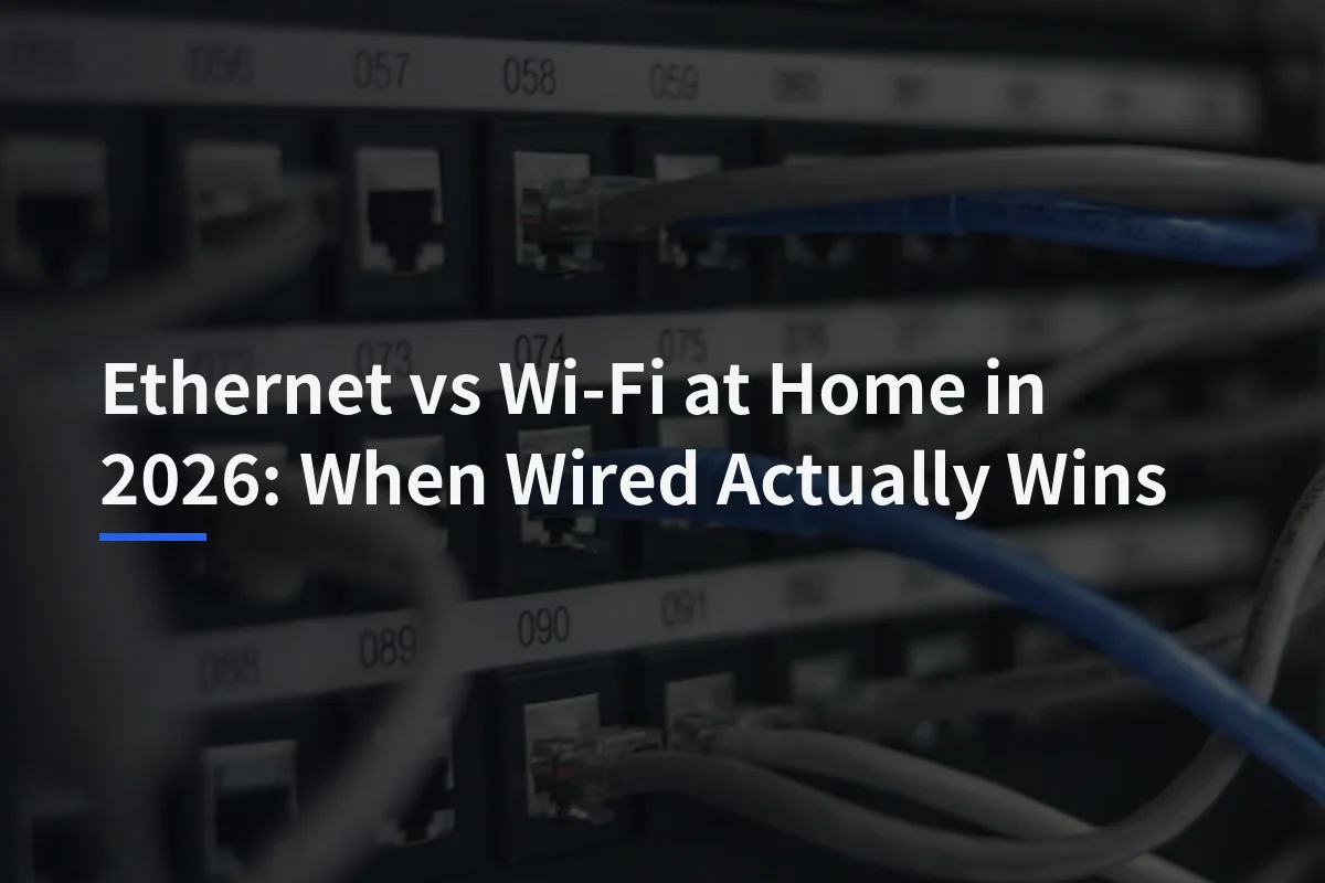 Ethernet or Wi-Fi at Home? Decide After You Test the Connection