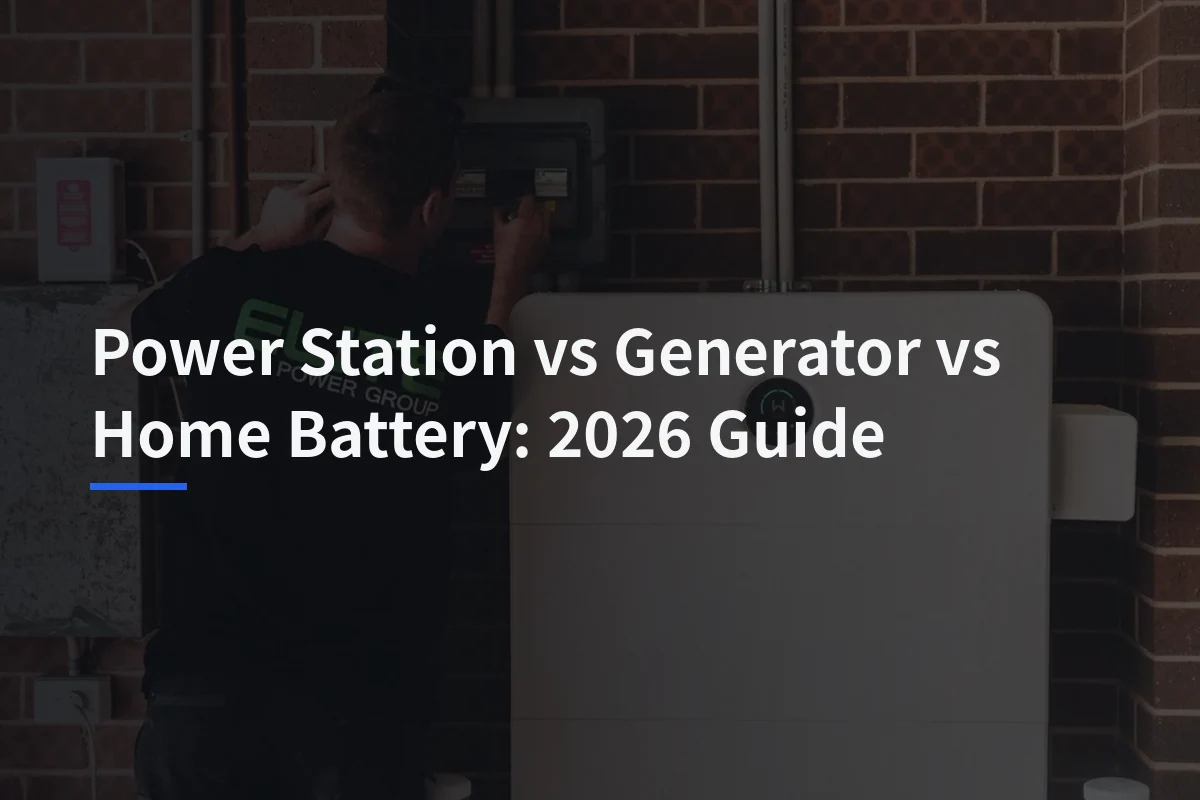 Portable power station, generator and installed home battery compared for household backup