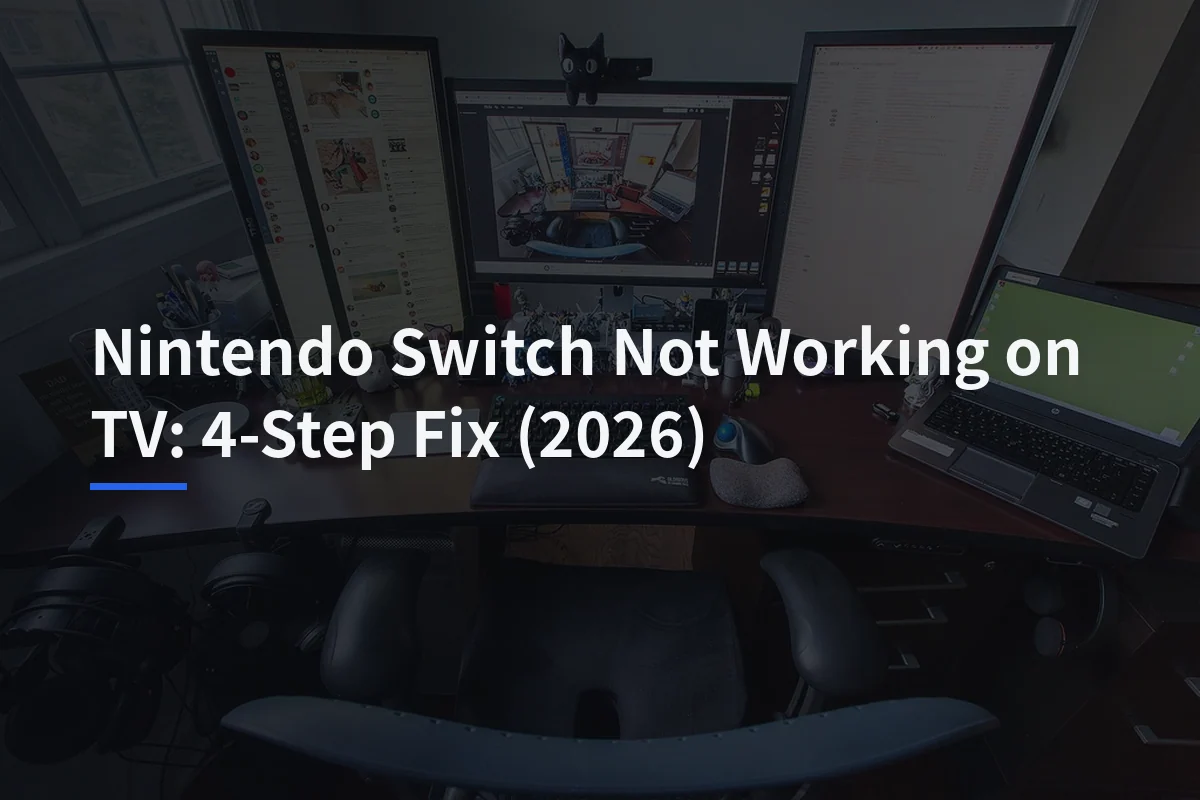 Nintendo Switch Docked but No TV Picture? Checks Before Repair