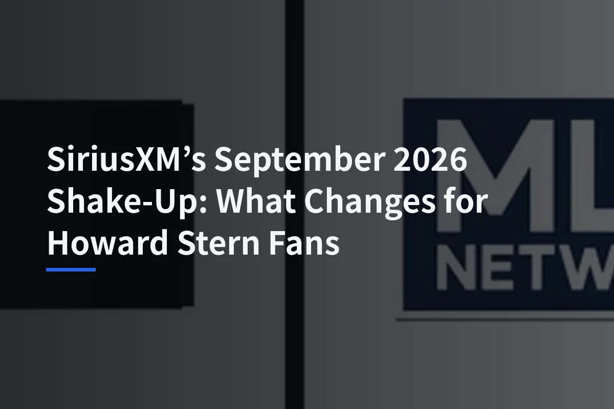 Howard Stern on SiriusXM in 2026: What Changed and Where to Listen