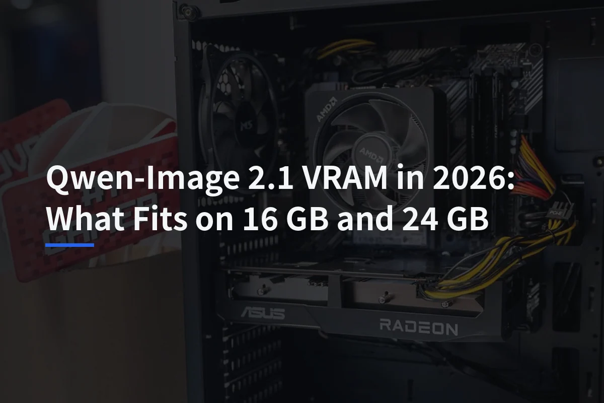 Qwen-Image 2.1 on 16 GB or 24 GB GPUs: VRAM Facts vs Estimates