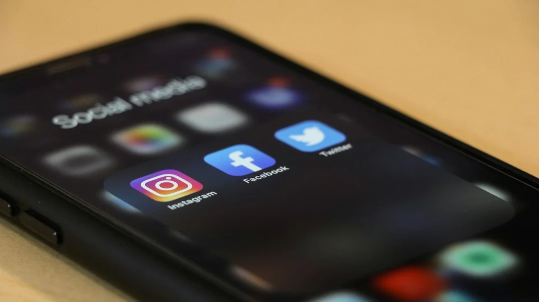 A general reference photo showing social media app icons such as Instagram, Facebook, and Twitter on a smartphone screen. It does not show any specific posts or GTA 6 leaked content.